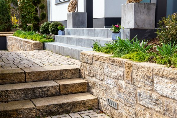 Stone Step Replacement in Henderson
