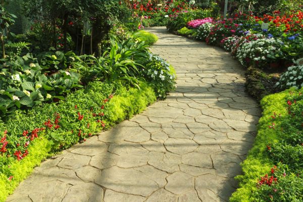 Stone Pathway Repair in Henderson