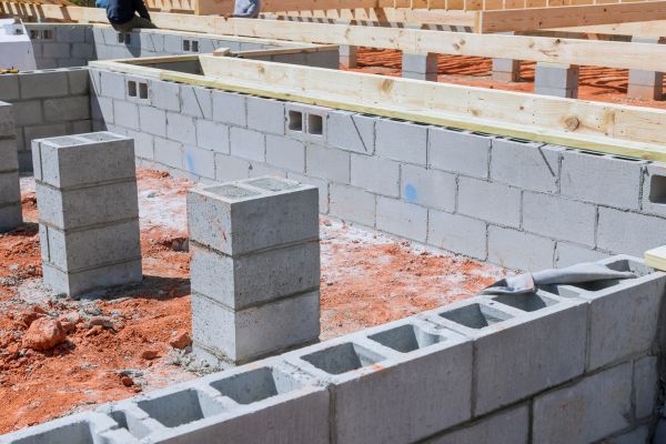 Cement Block Installation in Henderson
