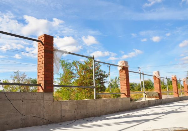 Brick Pillar Installation in Henderson